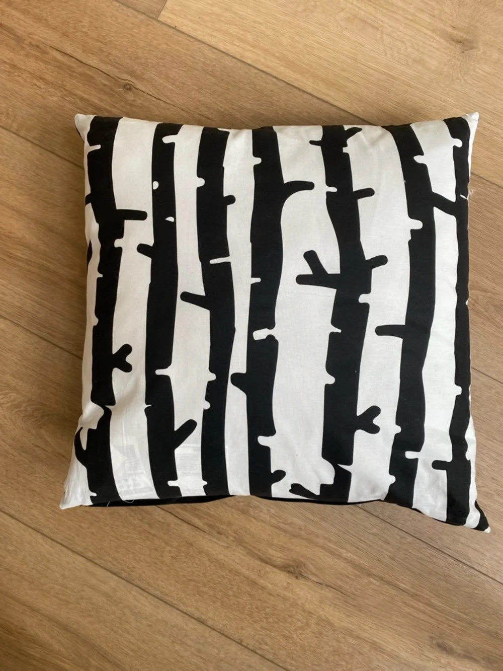IKEA HASTHAGE Pillow Cover with Horse Motif and Tassels